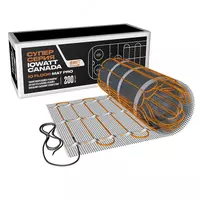 Тонкий самоклеящийся греющий мат IQ FLOOR MAT PRO (Теплый пол) 200Вт/м.кв - 5.0 м² - 3 048 807.7 сум