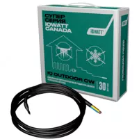 Muzdan tushirish va qor eritish tizimlari uchun isitish kabeli IQ OUTDOOR CW 150 m