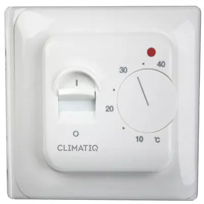 Терморегулятор с ручным управлением CLIMATIQ BT (white) Терморегулятор с ручным управлением CLIMATIQ BT (white)