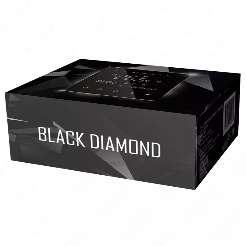 Black DIAMOND oynali sensorli displeyli dasturlashtiriladigan termostat - 1 244 175.9 so'm
