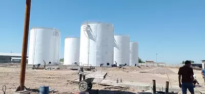 Изготовление и монтаж металлоконструкций (вертикальный резервуар №2) - Цена по запросу