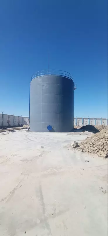 Metall konstruksiyalarni tayyorlash va o'rnatish (vertikal tank № 4)