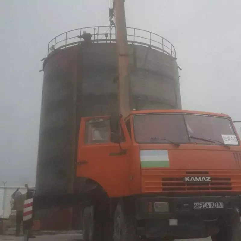 Metall konstruksiyalarni tayyorlash va o'rnatish (vertikal tank № 6) - по запросу