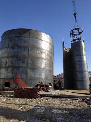 Изготовление и монтаж металлоконструкций (вертикальный резервуар №10) - Цена по запросу