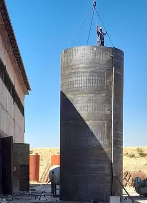 Изготовление и монтаж металлоконструкций (вертикальный резервуар №11)