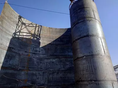 Изготовление и монтаж металлоконструкций (вертикальный резервуар №11) - Цена по запросу