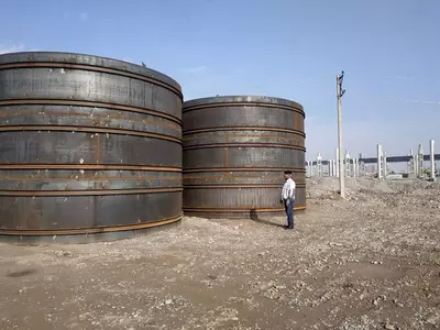 Изготовление и монтаж металлоконструкций (вертикальный резервуар №12)