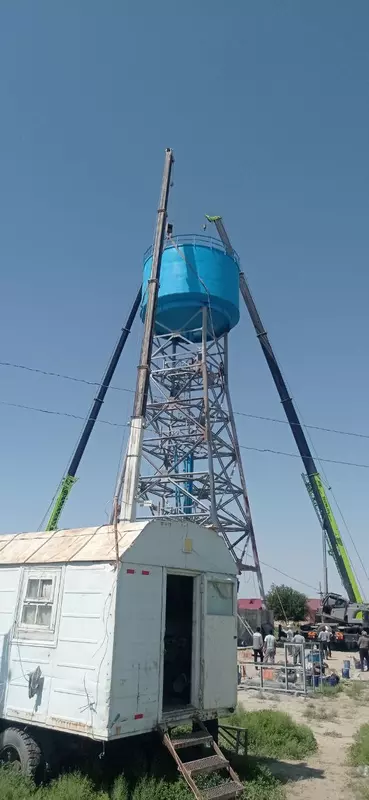 Изготовление и монтаж водонапорной башни (модель №1)