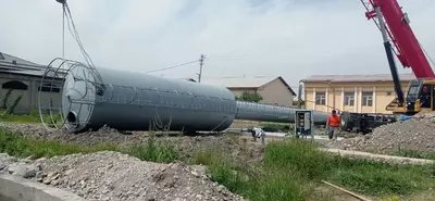 Цена по запросу Изготовление и монтаж водонапорной башни (модель №7)