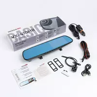 INTEGO VX-410MR Зеркало заднего вида со встроенным видеорегистратором + выносная камера - Видеорегистраторы