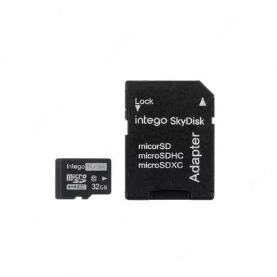Карта памяти Intego 32 ГБ (INTEGO SkyDisk) - 120 000 сум / шт.