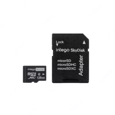 Карта памяти Intego 128 ГБ (INTEGO SkyDisk) - 250 000 сум / шт.