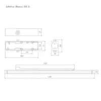 от {0} сум Доводчик дверной плоского типа со скользящей тягой 820 Slider от 25 до 70 кг