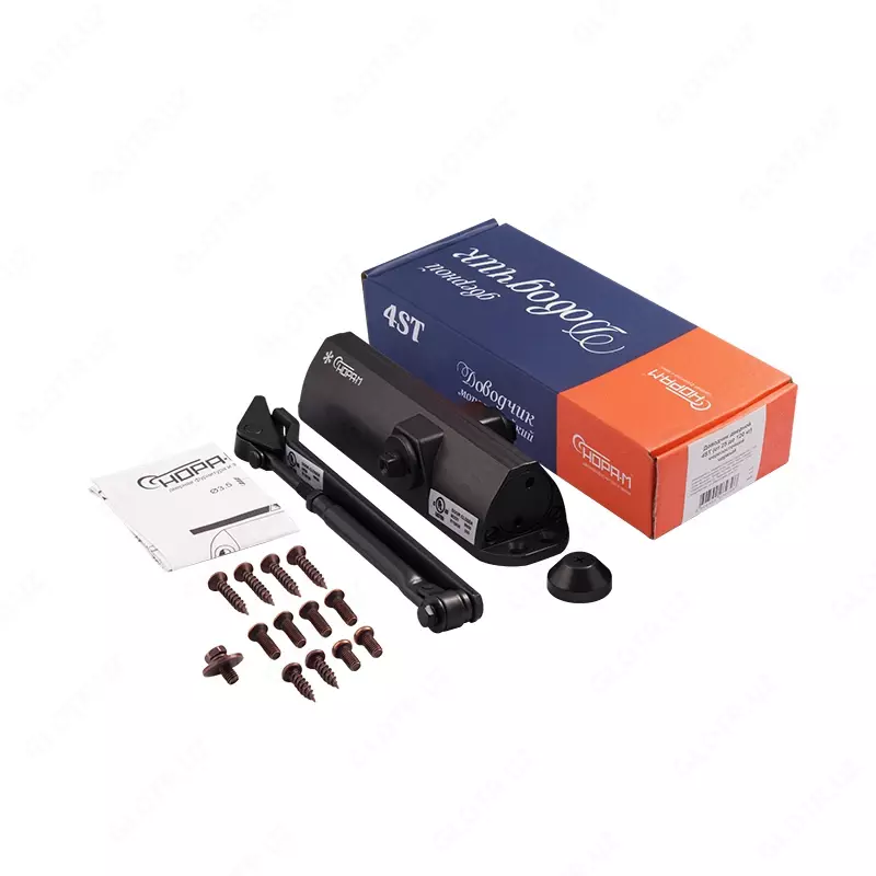 Доводчик дверной 4ST от 25 до 120 кг от российской компании НОРА-М. цвет Черный - от {0} сум