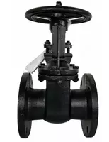 Чугунная задвижка с уплотнительным кольцом "KTA VALVES" 30ч6бр ДУ80 РУ10