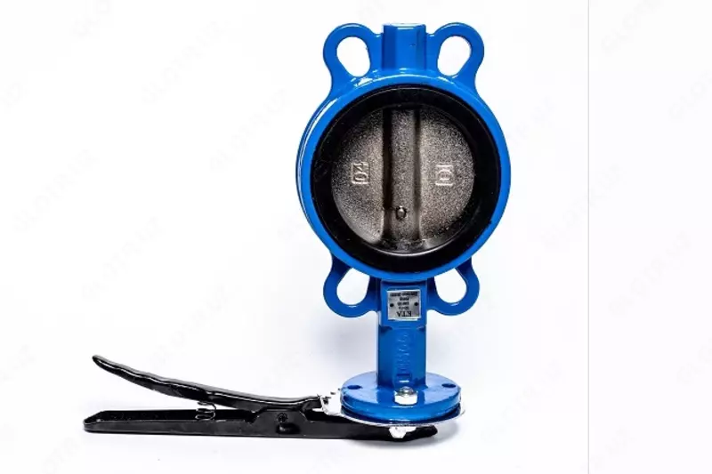 Чугунный дисковый затвор "KTA VALVES" 32ч1р Ду-100 Ру-16
