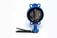 Чугунный дисковый затвор "KTA VALVES" 32ч1р Ду-150 Ру-16