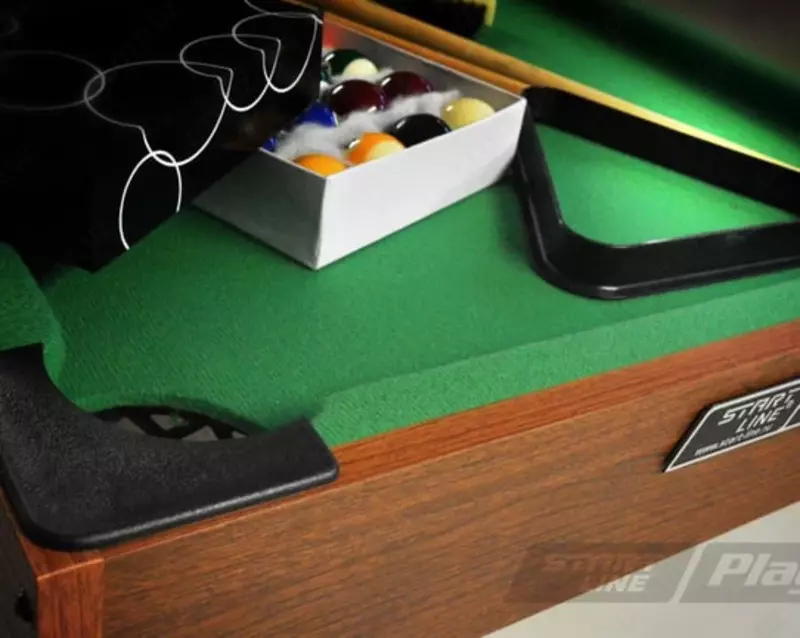 "Hovuz" o'yinlari uchun stol bilyard "Start Line Play" Chakana savdo