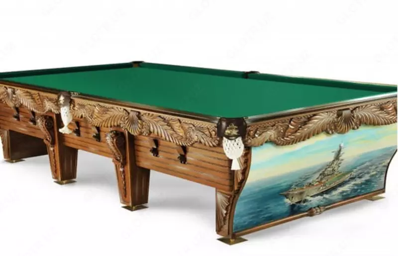 Бильярдный стол Старт Морской для типа игр Русская пирамида