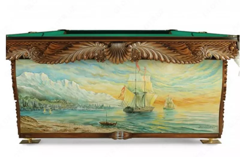  Бильярдный стол Старт Морской для типа игр Русская пирамида Sporttovary