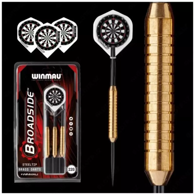  Дротики Winmau Broadside Brass 22 gram латунный 3 шт. - 