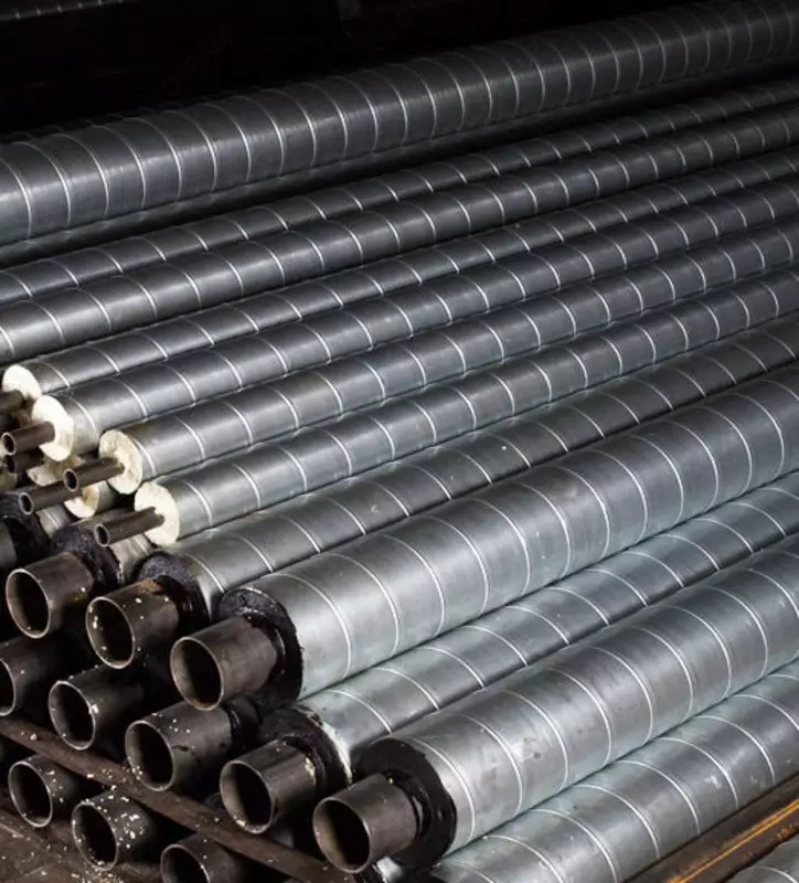 Стальная труба  с тепловой изоляцией ППУ   Ст.10  20 x 110 мм (Узбекистан)