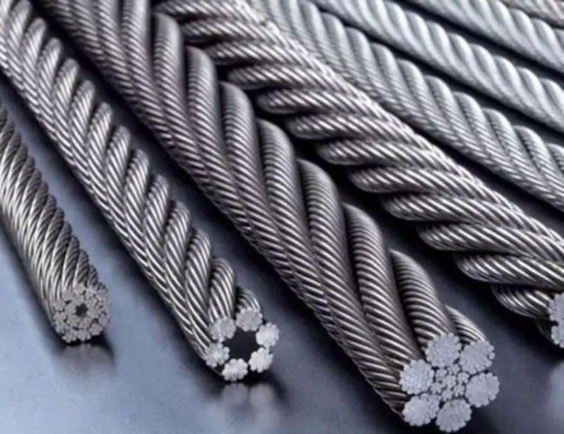 Стальной канат двойной свивки 15.5 мм (Россия) ГОСТ 7665-80