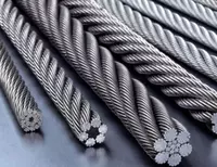 Стальной канат двойной свивки 15.5 мм (Россия) ГОСТ 7665-80