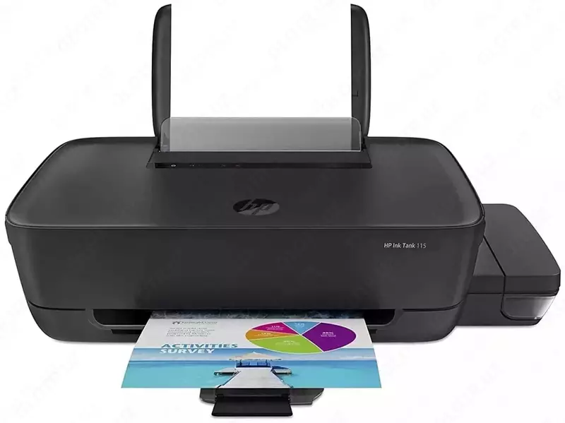 Принтер струйный "HP" Ink Tank 115, 4 цвета, А4 (Арт. - 2LB19A) Черный