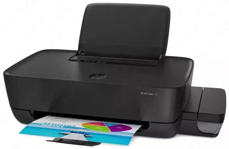 Принтер струйный "HP" Ink Tank 115, 4 цвета, А4 (Арт. - 2LB19A) Черный