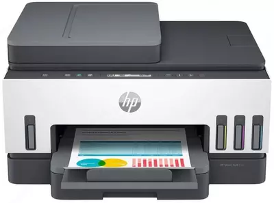 Inkjet MFP 3 in 1 "HP" Smart Tank 750, 4 rang (Art. - 6UU47A) Qora/Oq
