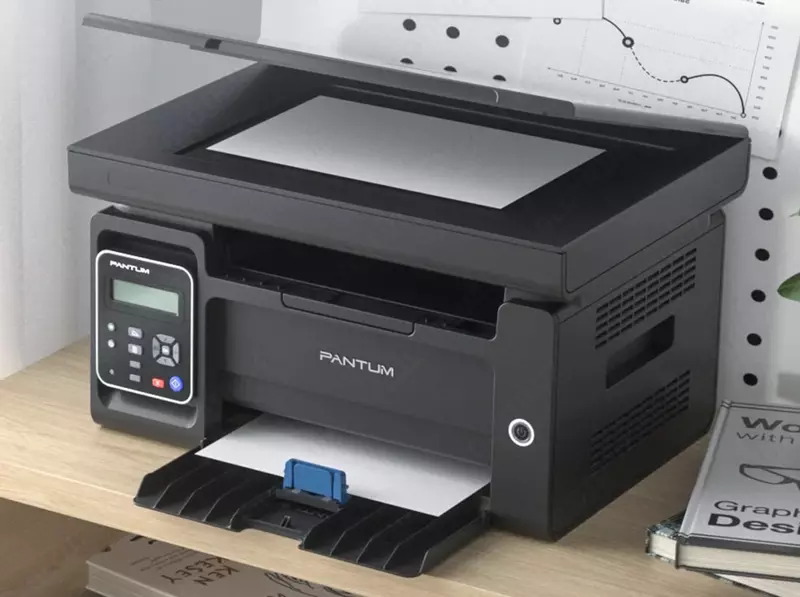 Monoxrom lazerli MFP 3 in 1 "Pantum" M6500, A4 (Art. - M6500-A) Qora