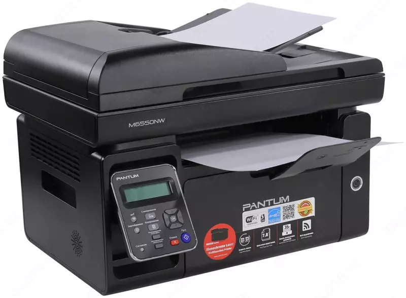 Monoxrom lazerli MFP 3 in 1 "Pantum" M6550NW, A4 (Art. - M6550NW-A) Qora