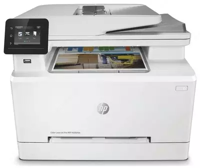 Цветной лазерный МФУ 4 в 1 "НР" Color LaserJet M283 fdn, A4, 4 цвета (Арт. - 7KW74A) Белый.