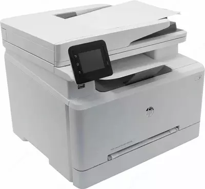 Цветной лазерный МФУ 4 в 1 "НР" Color LaserJet M283 fdn, A4, 4 цвета (Арт. - 7KW74A) Белый.