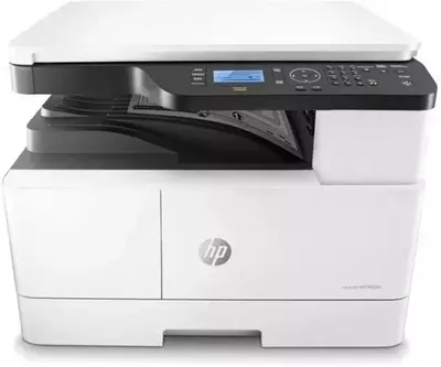 Монохромный лазерный МФУ 3 в 1 "HP" LaserJet M438n, A3 (Арт. - 8AF43A) Белый/Черный