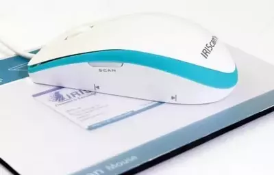 Ручной Сканер "Canon" IRIScan Mouse Executive 2 (Арт. - 3853V991) Белый/Голубой