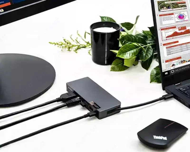 Док-станция Lenovo Powered USB-C Travel Hub - Maxcore.Uz - Компьютерная техника в Узбекистане