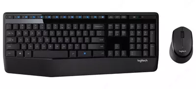 Беспроводной набор клавиатура и мышка LOGITECH MK345 Wireless Combo - BLACK - RUS