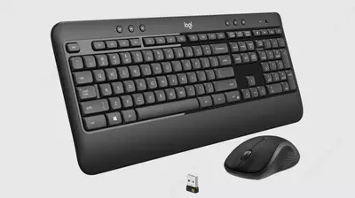 SIMSIZ klaviatura va sichqoncha to‘plami LOGITECH MK540 ADVANCED Wireless Combo - QORA - RUS