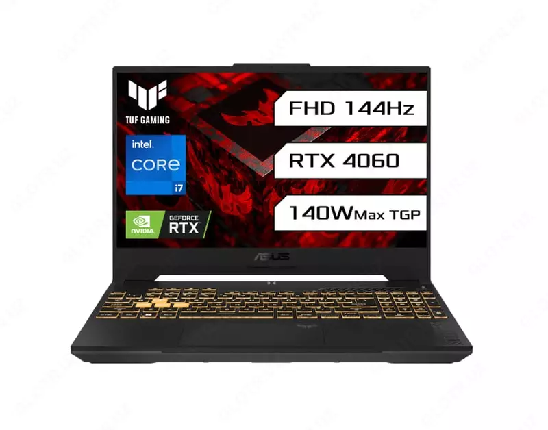 Ноутбук ASUS TUF GAMING FX507 I7-12700H 16GB 512GB RTX 4060 8GB 15,6 FHD 144Hz