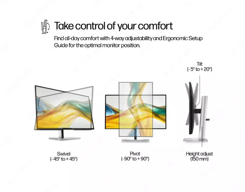 Монитор HP S5 Pro 527pq 27″ IPS QHD 100Hz HDMI+DP.