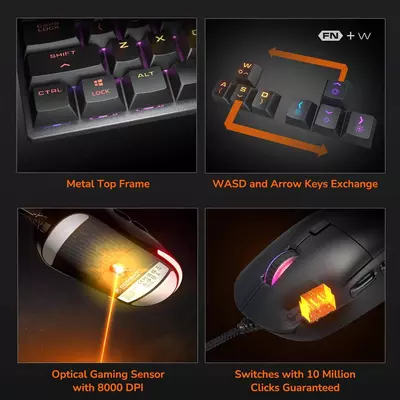 Игровой набор Cougar Combat Клавиатура и мышь