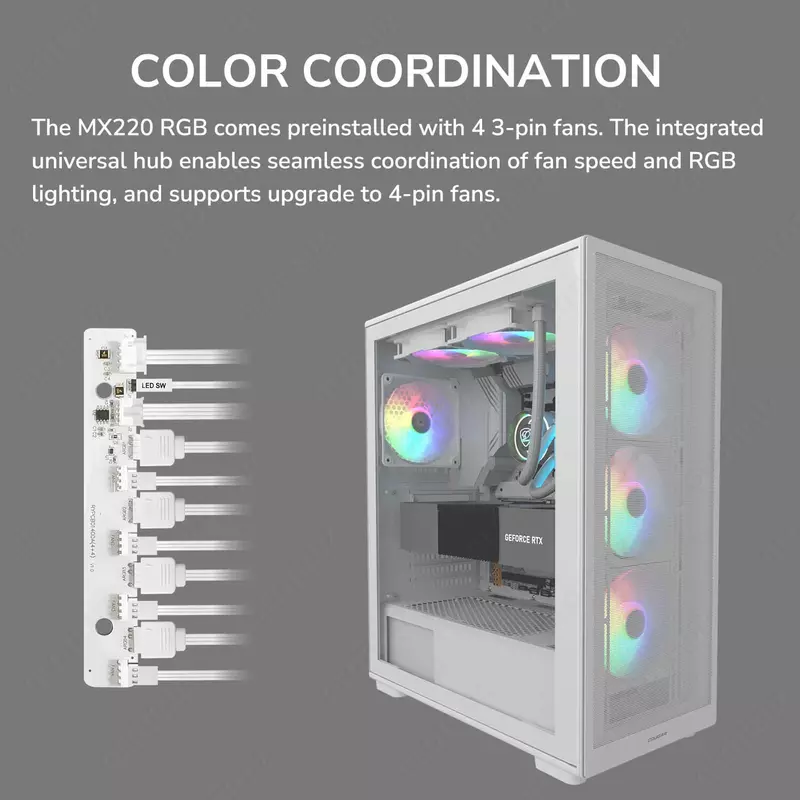 Игровой компьютер Maxcore Shadow White Edition i5 14400F RTX 5060 8Gb