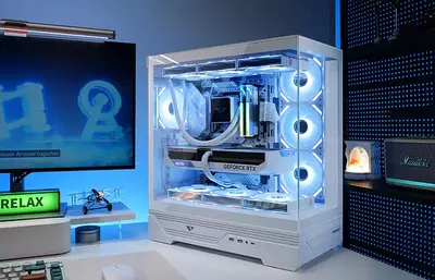 Цена по запросу Игровой компьютер Maxcore Blizzard White i7-14700KF и RTX 5070