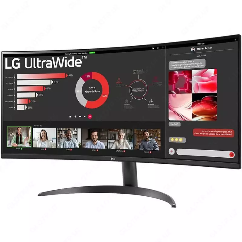 Монитор LG 34WR50QK-B 34"