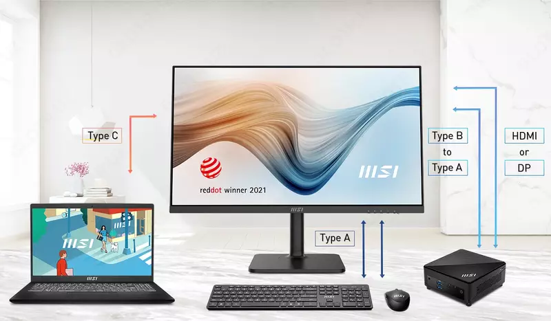 Монитор MSI Modern MD272XPW 27" - 2 576 000 сум