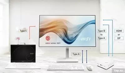 5 020 000 сум / шт Монитор MSI Modern MD272UPHW 27" 4K