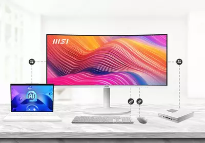 Монитор MSI - 34" Modern MD342CQPW Curved Gaming Monitor