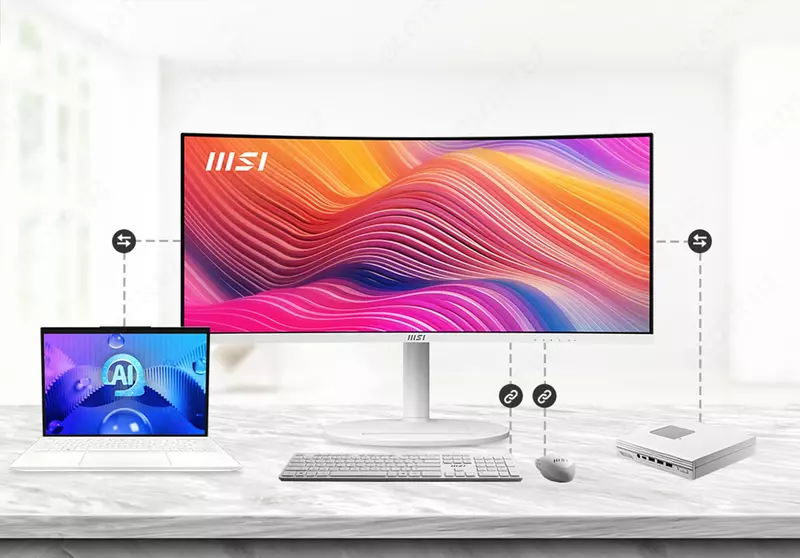 Монитор MSI - 34" Modern MD342CQPW Curved Gaming Monitor - 4 730 000 so'm